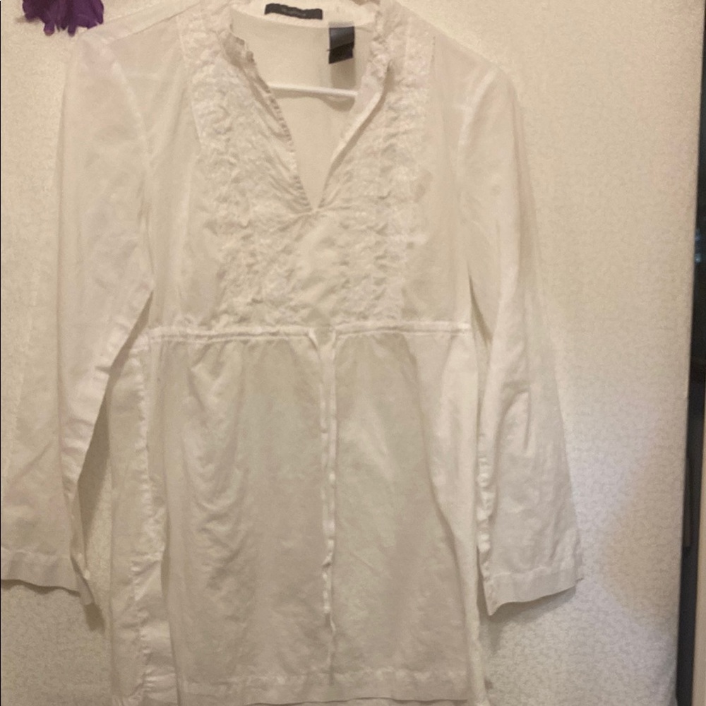 Liz Claiborne Top with Lace Design